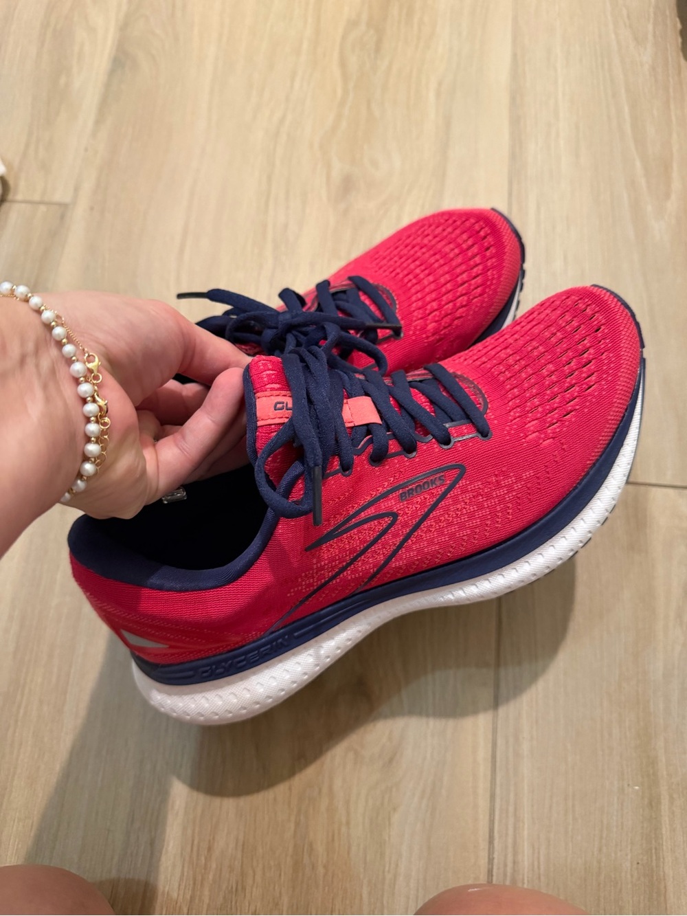 Brooks Women’s Running Shoes - Pink Magenta with Navy Accents
